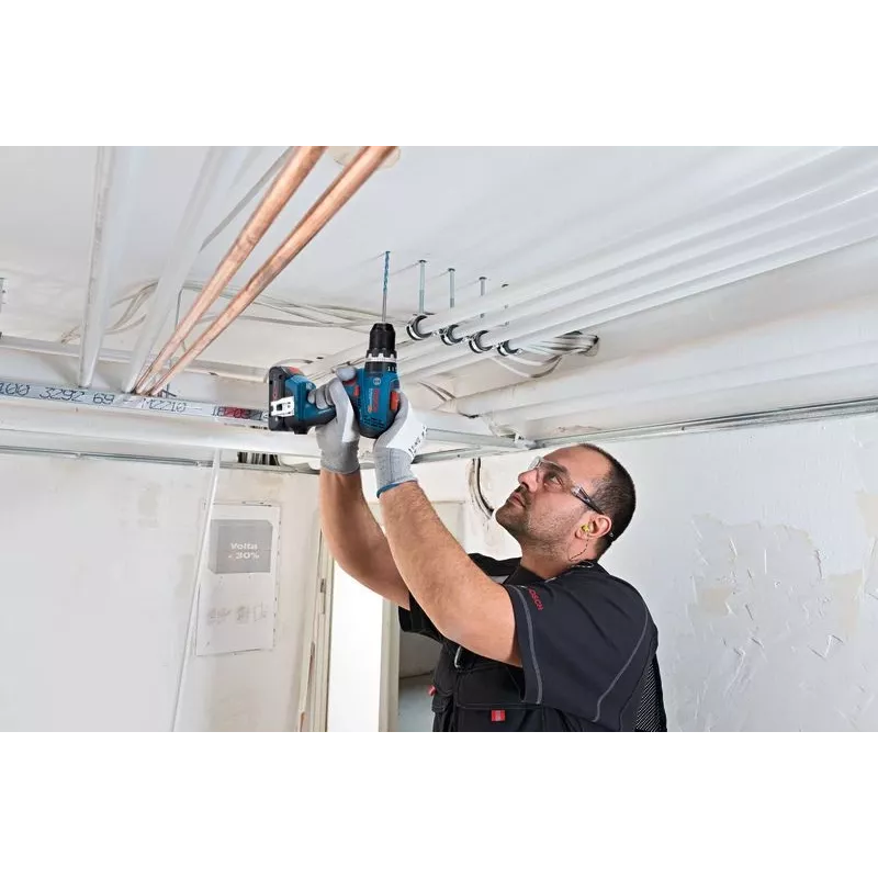 Bosch GSB 18V-65 Professional akumulátorový príklepový vŕtací skrutkovač, 18 V, Solo (bez akumulátora a nabíjačky), L-BOXX, modrý
