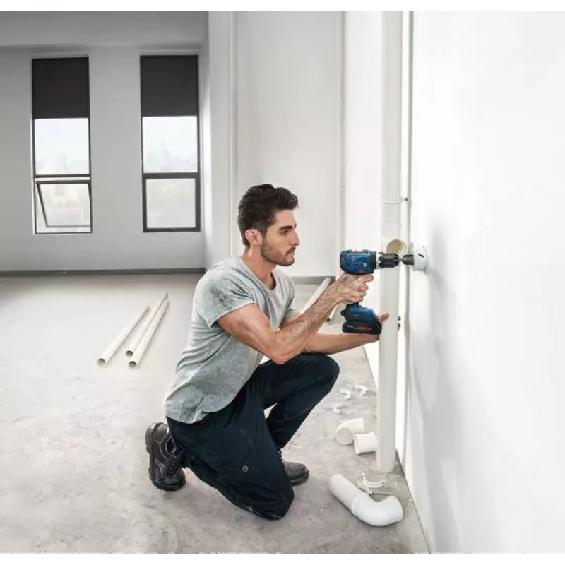 Bosch GSB 18V-65 Professional akumulátorový príklepový vŕtací skrutkovač, 18 V, Solo (bez akumulátora a nabíjačky), L-BOXX, modrý