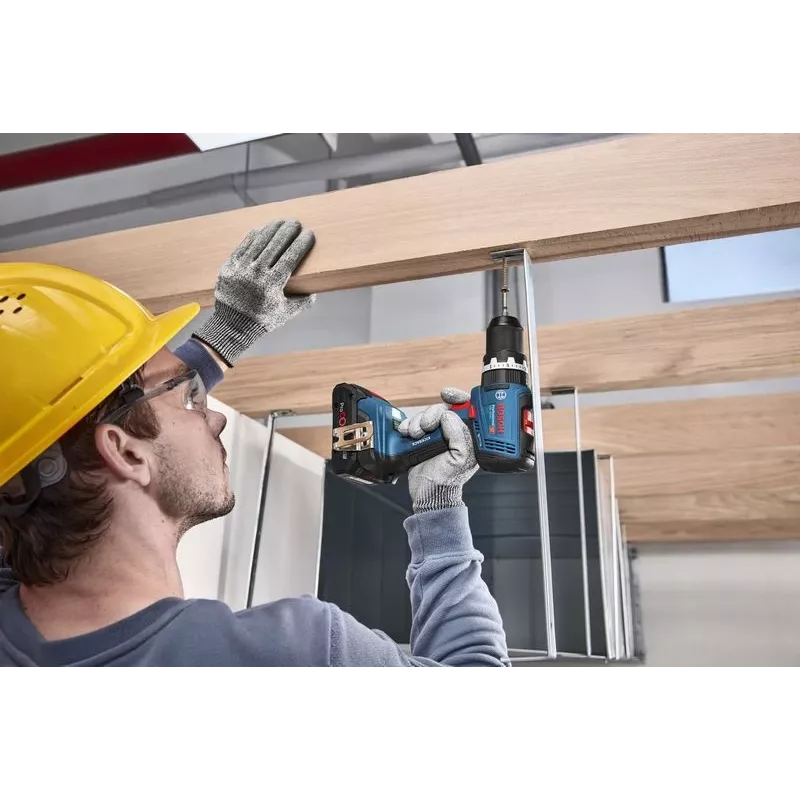 Bosch GSB 18V-65 Professional akumulátorový príklepový vŕtací skrutkovač, 18 V, Solo (bez akumulátora a nabíjačky), L-BOXX, modrý