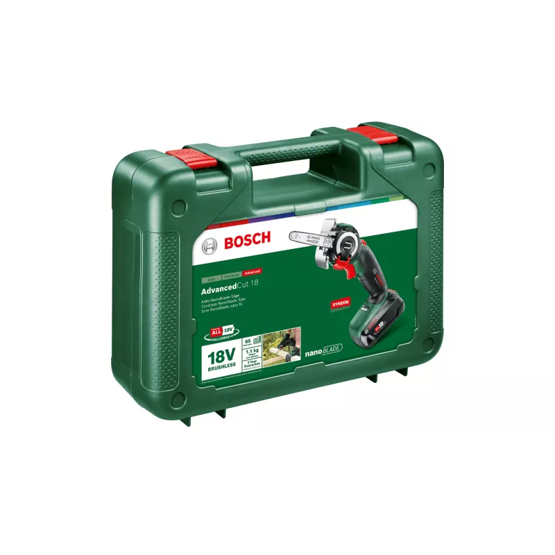 Bosch AdvancedCut 18 7000 RPM čierna, zelená, červená, strieborná