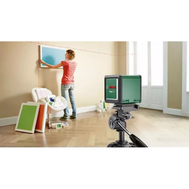 Čiarový/bodový laser Bosch Quigo Plus maximálny dosah 12 m samonivelačný rozsah ±4°