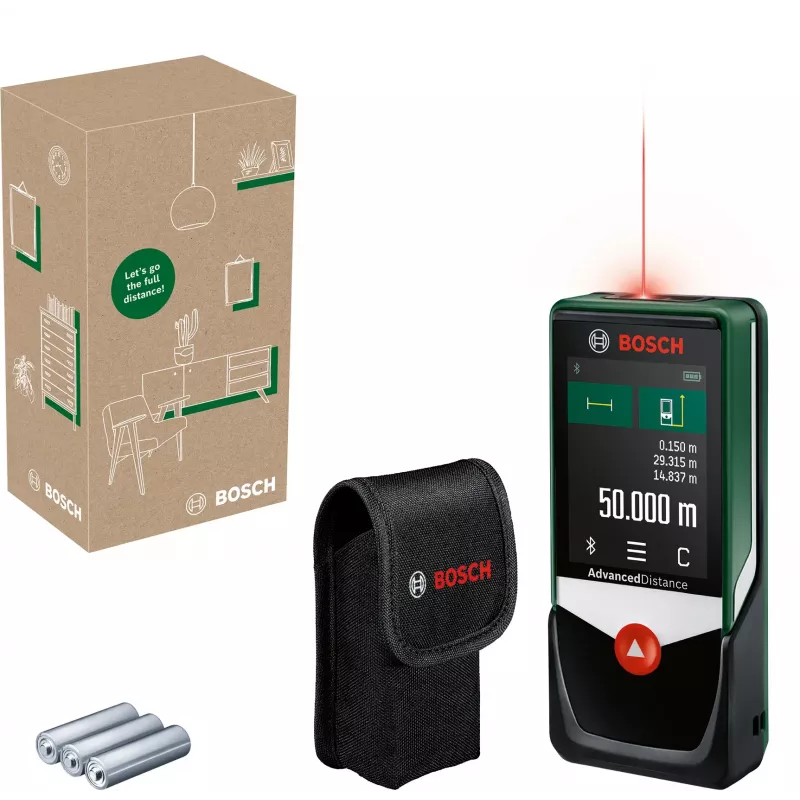 Bosch AdvancedlDistance 50C laserový diaľkomer viacfarebný 50 m