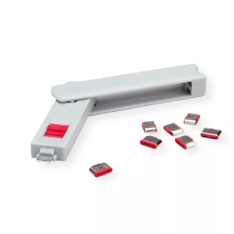 Kľúč na blokovanie portov ROLINE 11.02.8333 USB Type-C sivý 1 ks