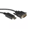 DisplayPort kábel ROLINE DP-DVI (24+1) LSOH M/M 5 m