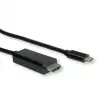 Kábel USB Type-C na HDMI ROLINE 11045843 5 m čierny