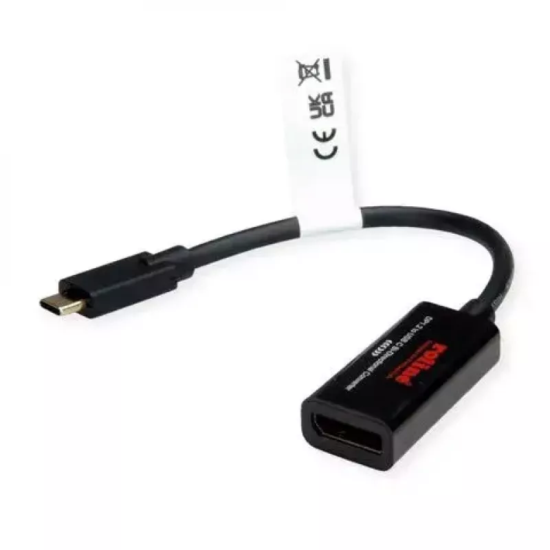 USB grafický adaptér ROLINE 11.04.5957-10 3840 x 2160 pixelov čierny