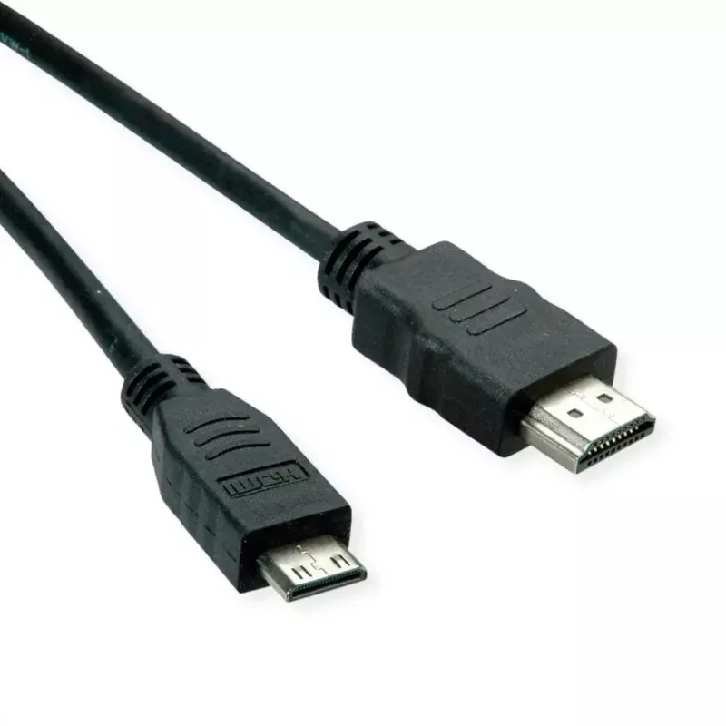 HDMI kábel ROLINE 11445580 2 m HDMI Type-A konektor samec HDMI Type-C konektor samec