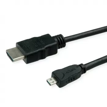 HDMI kábel ROLINE 11445581 2 m HDMI Type-A konektor samec HDMI Type-D konektor samec čierny