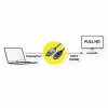 DisplayPort ROLINE 11.44.5782-10 HDTV čierna
