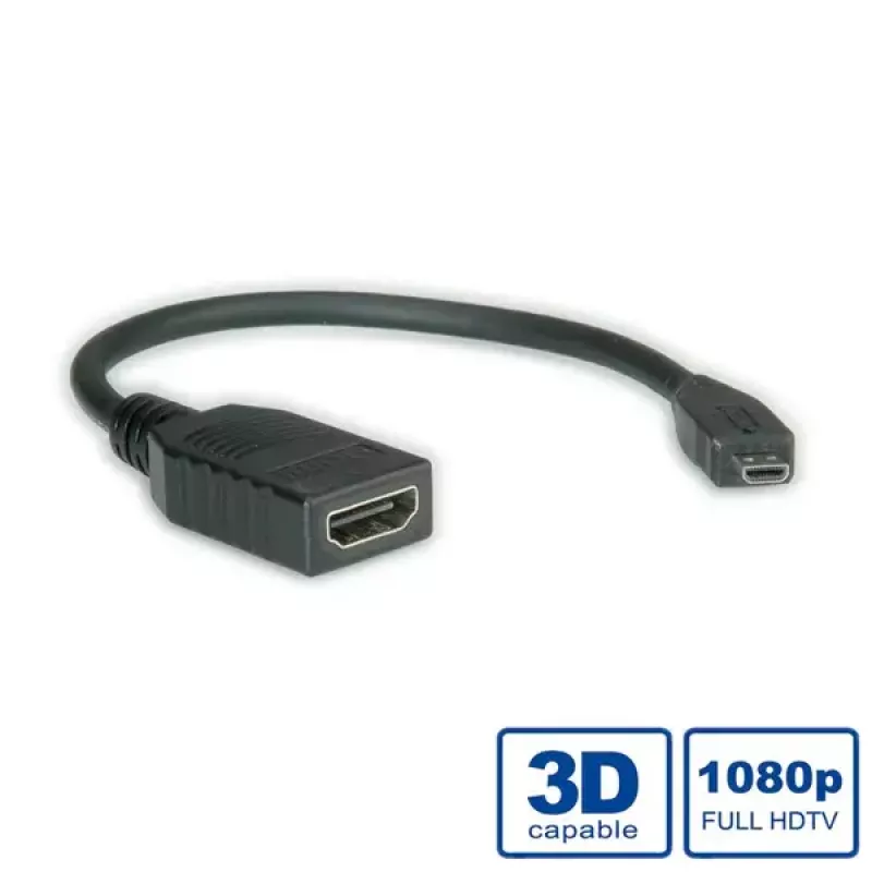 HDMI High Speed kábel + Ethernet VALUE 0,15 m