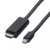 Mini DisplayPort kábel VALUE Mini DP-UHDTV M/M 2 m