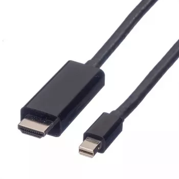 Mini DisplayPort kábel VALUE Mini DP-UHDTV M/M 2 m
