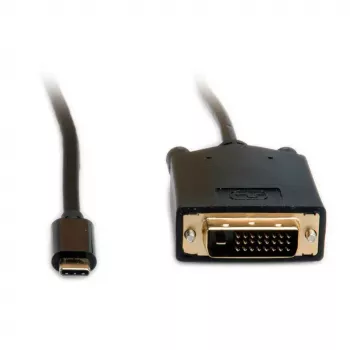 Videokábel adaptér VALUE 11.99.5831 1m USB C DVI čierna