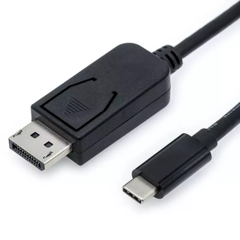 Videokábel adaptér VALUE 11.99.5846 2m DisplayPort USB Type-C čierny