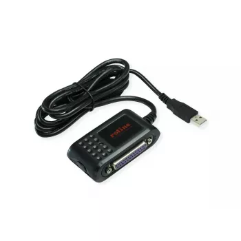 ROLINE 12.02.1017 káblový adaptér USB A RS-232 + DB25 čierny 1,8 m