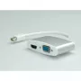 Adaptér Mini DisplayPort - HDMI/VGA ROLINE 12.03.3161
