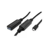 ROLINE USB kábel 12.04.1066 USB 3.2 Gen 1 10m USB C USB A čierny