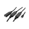 ROLINE USB kábel 12.04.1068 USB 3.2 Gen 1 20 m USB C USB A čierny