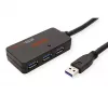 ROLINE USB 3.2 Gen 1 hub 4 porty s opakovačom čierny 10 m