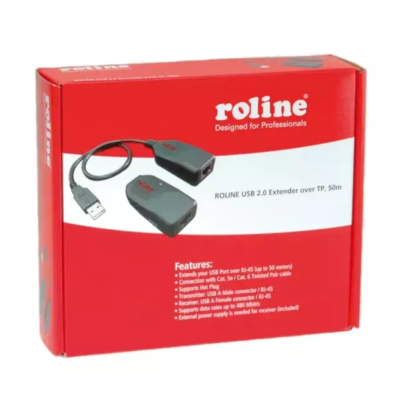 USB 2.0 predlžovač ROLINE 12.04.1100