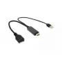 Video adaptér VALUE 12.99.3146 0,3 m HDMI Type-A DisplayPort čierny
