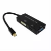 Video káblový adaptér VALUE 12.99.3154 Mini DisplayPort HDMI VGA 0,1m čierny