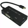 Video káblový adaptér VALUE 12.99.3154 Mini DisplayPort HDMI VGA 0,1m čierny