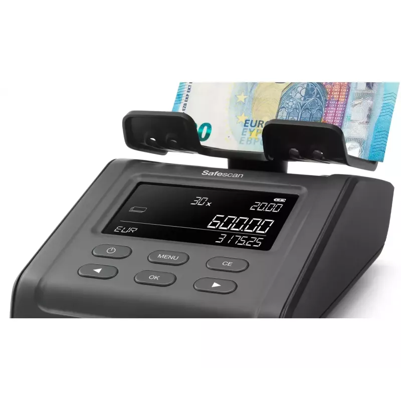 Počítačka mincí Safescan 6175 čierna LCD AC 110-240V