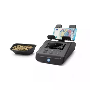 Počítačka mincí Safescan 6175 čierna LCD AC 110-240V