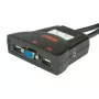 KVM prepínač ROLINE Star 1 používateľ 2 PC audio USB