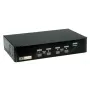 KVM prepínač ROLINE 1 používateľ 4 PC DisplayPort s USB hubom