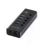 ROLINE USB Hub 3.2 Gen 1 14.02.5058 čierny 5120 Mbit/s