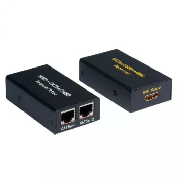 AV vysielač a prijímač VALUE HDMI extender cez krútenú dvojlinku 25 m