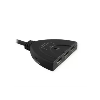 VALUE HDMI prepínač 14.99.3567, HDMI, 4K (3840x2160) 60 Hz, 3 vstupy, čierna