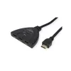 VALUE HDMI prepínač 14.99.3567, HDMI, 4K (3840x2160) 60 Hz, 3 vstupy, čierny