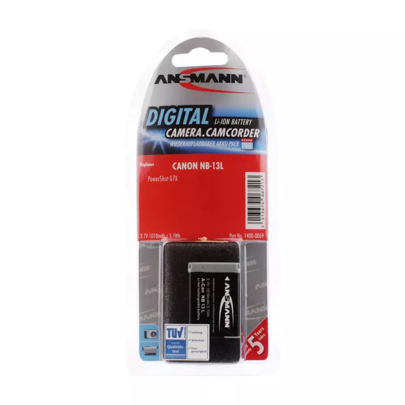 Batéria do fotoaparátu Ansmann 1400-0069 Li-Ion 1010 mAh