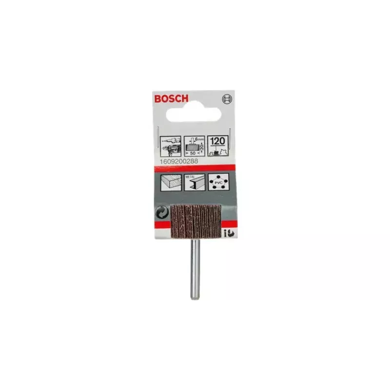 Bosch 1609200288 lamelový kotúč z oxidu hlinitého, 50 mm, zrnitosť 120