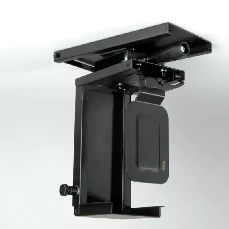 Držiak CPU pod stôl ROLINE držiak mini PC výsuvný s otočnou funkciou čierny