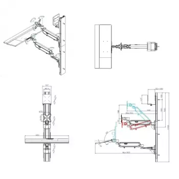 Nástenná pracovná stanica VALUE Pneumatic