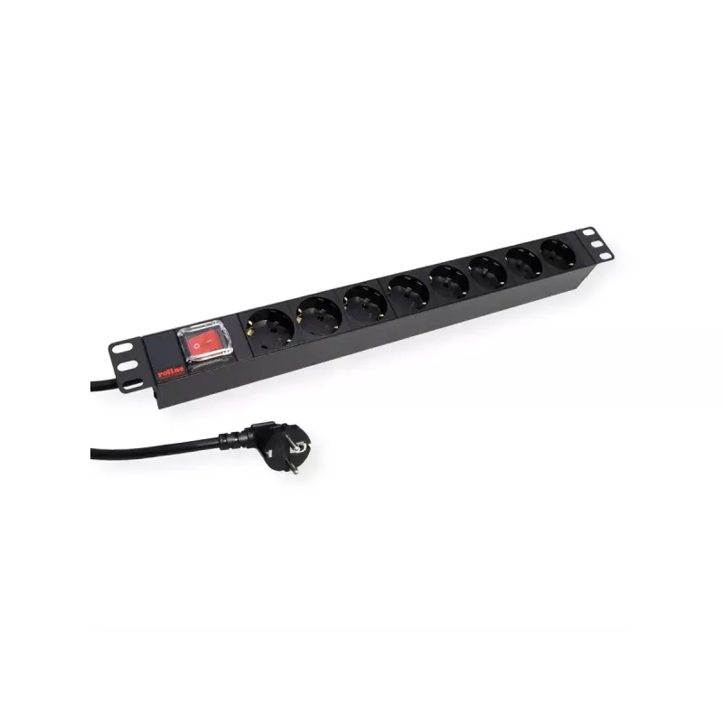 ROLINE 19.07.1619 Power Distribution Unit (PDU) 8 AC výstupov 1U čierna