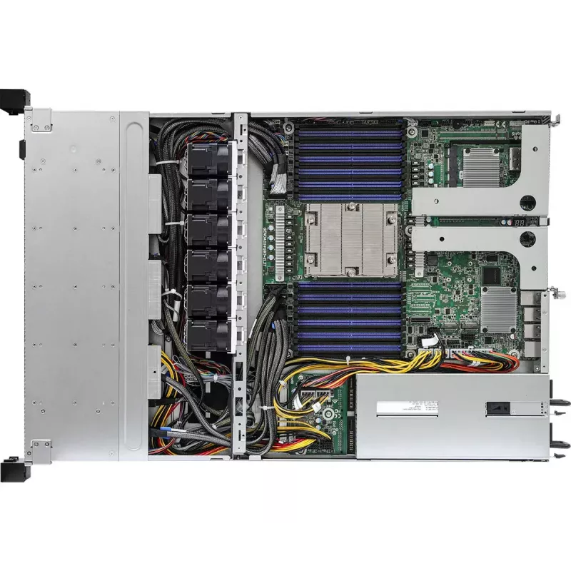 Počítačová skriňa ASRock 1U12E-GENOA/2L2T rack (1U) sivá