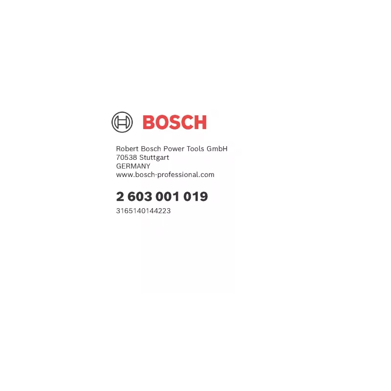Bosch 2 603 001 019 vrták 1 ks