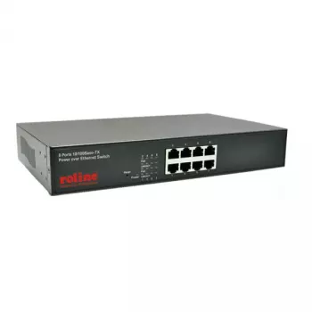 PoE Fast Ethernet switch ROLINE 130 W 8 portov