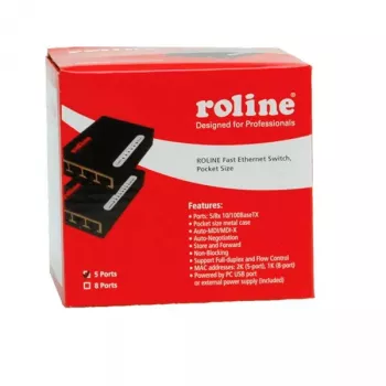 Fast Ethernet switch ROLINE 21.14.3133 Pocket 5 portov