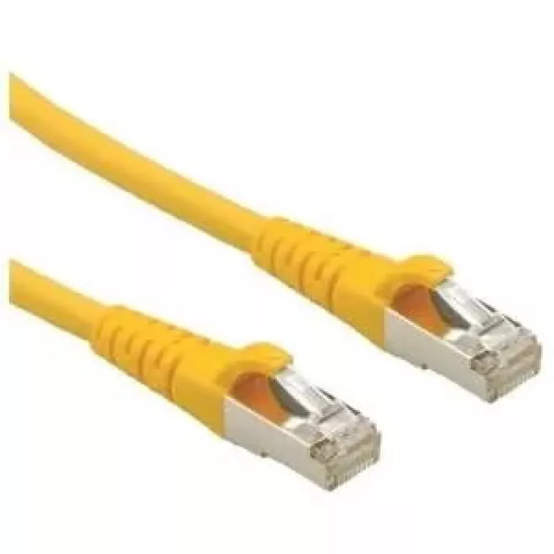 Sieťový kábel ROLINE CAT.6a S/FTP konektor samec S-STP 7 m žltý