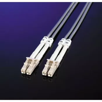 Optický jumper kábel ROLINE LC/LC OM3 50/125 µm tyrkysový 5 m