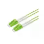 ROLINE InfiniBand/optický kábel 1m 2x LC zelený OM5 50µm