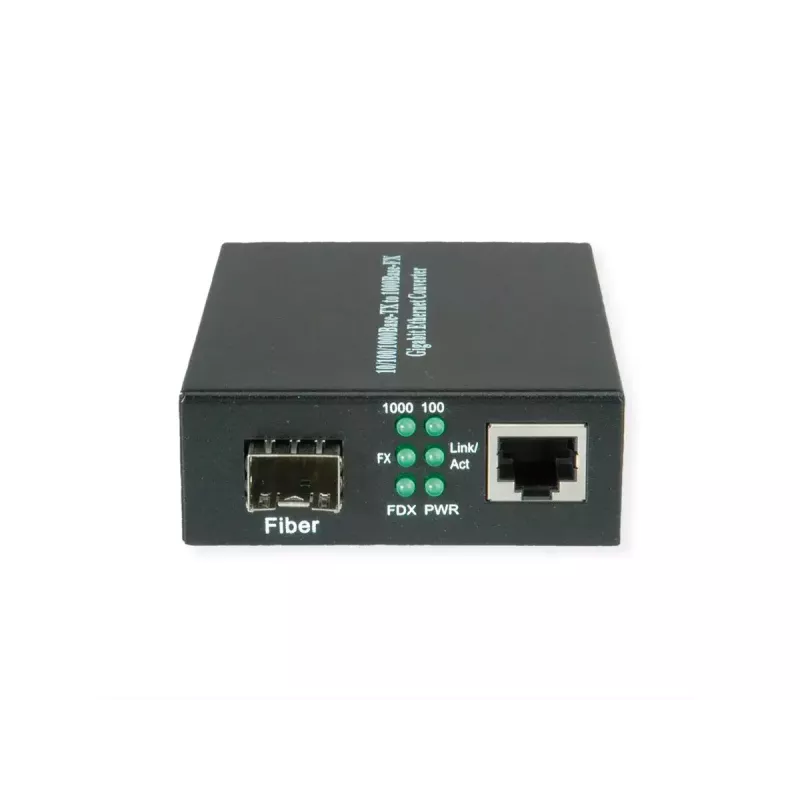 Sieťový mediakonvertor VALUE 21.99.1199 1000 Mbit/s multimódový čierna