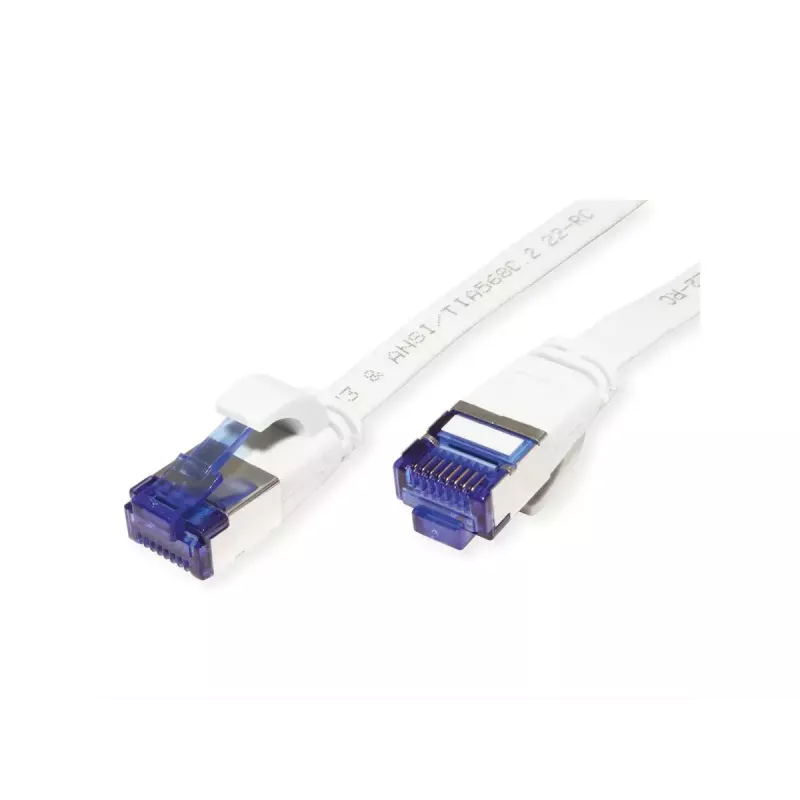 Sieťový kábel VALUE 21.99.2165 5 m Cat6a F/UTP biely
