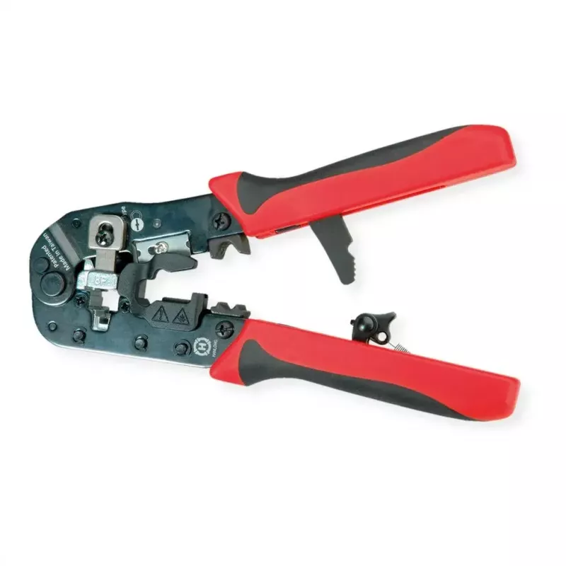Krimpovacie kliešte na káble VALUE 25.99.8794 čierna červená 190 mm 347 g